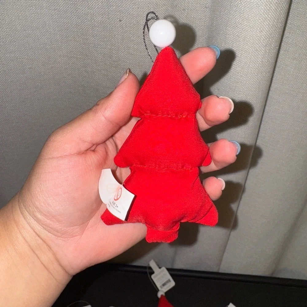 Target, red tree ornaments